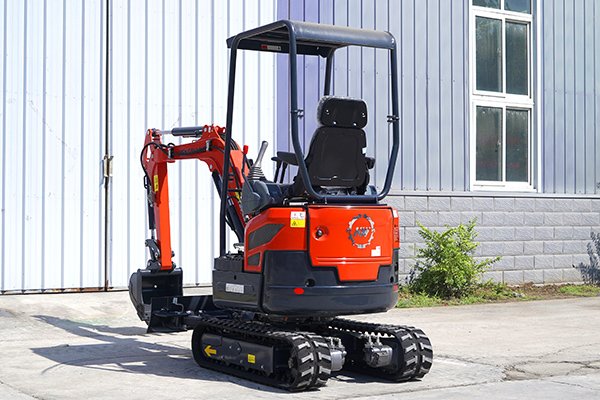 HW-23W Crawler Excavator working on a construction site, showcasing its compact design and versatile functionality.