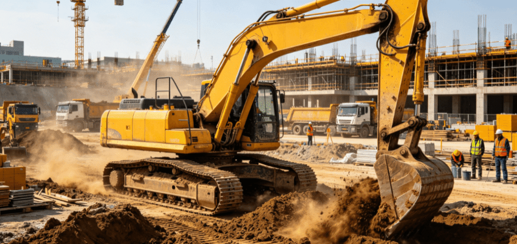 excavator lead time