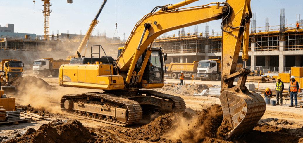 excavator lead time