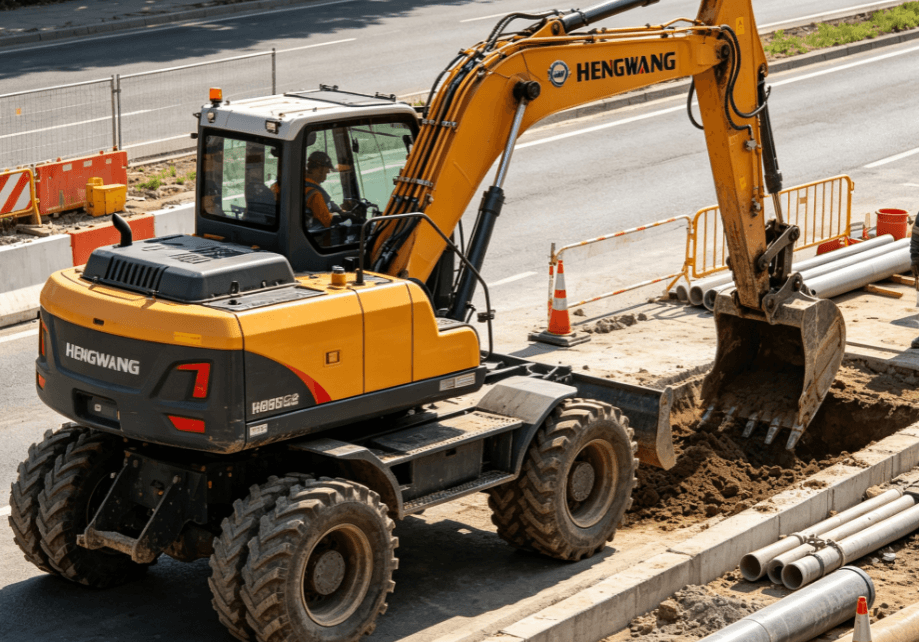 crawler excavator vs wheeled excavator-2